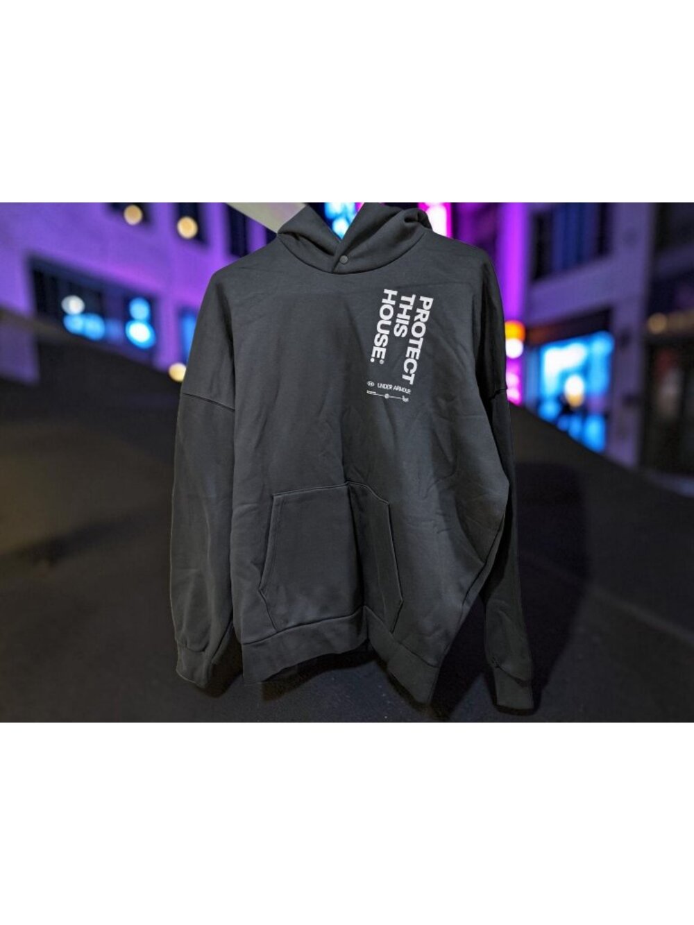 Mens Under Armour "Protect This House" Black Hoodie size Medium NEW W TAGS!